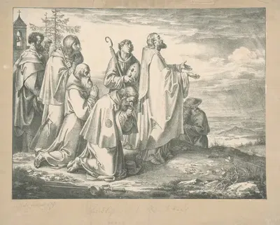 Св. Войтех by Иосиф фон Фюрих, 1830–1870 — digital art print download
