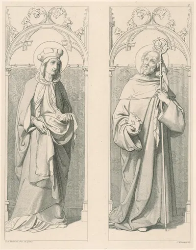 Czech patrons by Konrád Wiesner, 1820–1850 — digital art print download