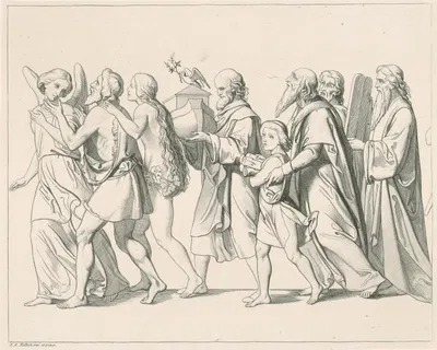 Characters of the Old Testament by Konrád Wiesner, 1800–1900 — digital art print download