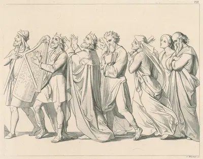 Characters of the Old Testament by Konrád Wiesner, 1800–1900 — digital art print download