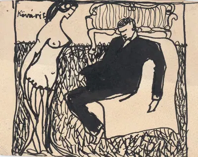В интерьере by Константин Ковари-Качмарик, 1908–1912 — digital art print download