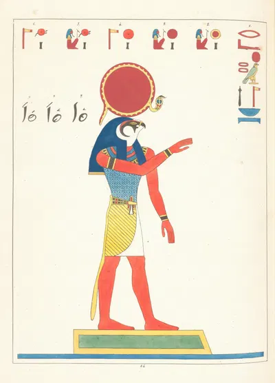 Рэ [Ра], Ри, Прэ, Фрэ, или Фри. (Гелиос, солнце). by Леон-Жан-Жозеф Дюбуа, 1823 - 1825 — digital art print download