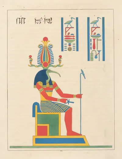 Тот, Тот дважды великий, [второй Гермес.] by Леон-Жан-Жозеф Дюбуа, 1823 - 1825 — digital art print download