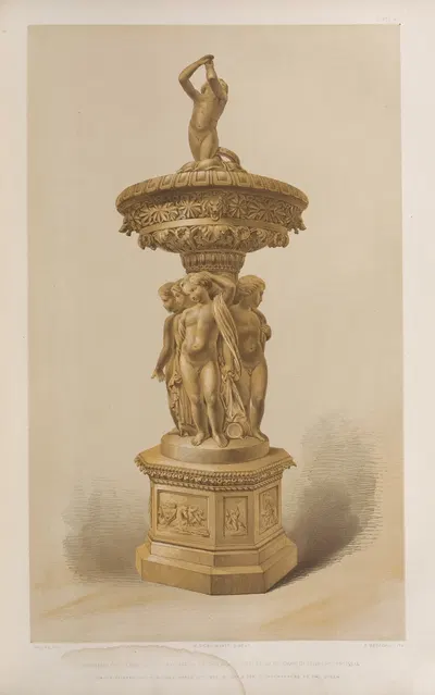 Фонтан (из терракоты) by Мэтью Дигби Уайатт, 1851 - 1853 — digital art print download