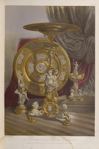 Стол и другие предметы by Мэтью Дигби Уайатт, 1851 - 1853 — digital art print download