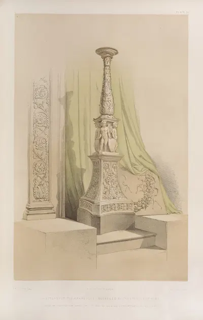 Канделябр и арабеска by Мэтью Дигби Уайатт, 1851 - 1853 — digital art print download