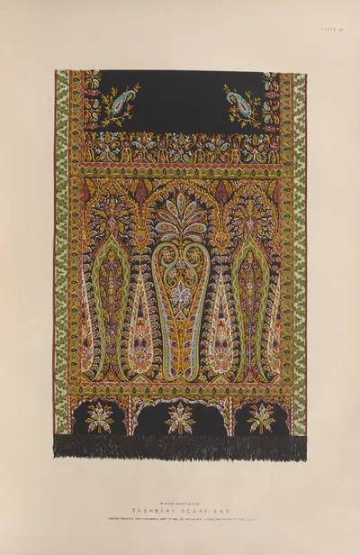 Конец кашемирового шарфа. by Мэтью Дигби Уайатт, 1851 - 1853 — digital art print download