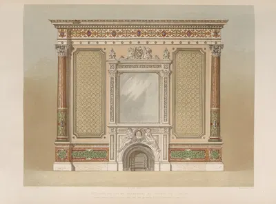 Декорация квартиры by Мэтью Дигби Уайатт, 1851 - 1853 — digital art print download