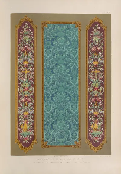 Бумажные подвески от Уолламса из Лондона by Мэтью Дигби Уайатт, 1851 - 1853 — digital art print download