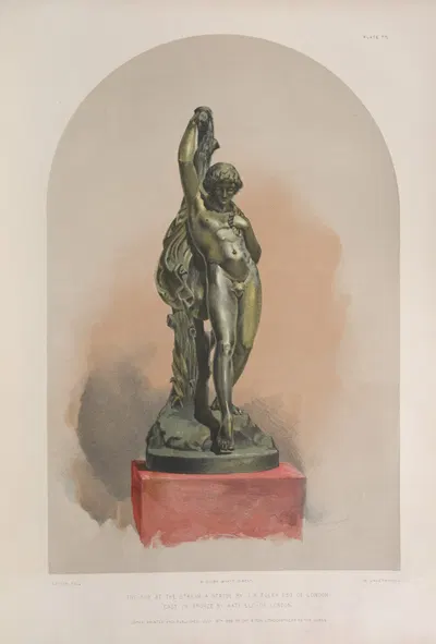 Мальчик у потока, статуя by Мэтью Дигби Уайатт, 1851 - 1853 — digital art print download