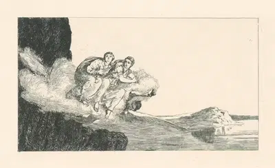Zefýr nesie svoje sestry by Max Klinger, 1881 — digital art print download