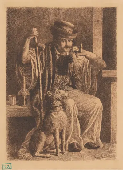 Zbojník by Mihály Szemlér, 1869 — digital art print download