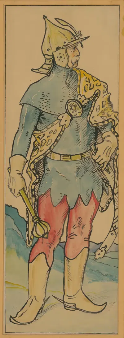 Figure of a Slovak Magnate by Mikoláš Aleš, 1900–1910 — digital art print download