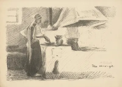 Детвинская кухня by Милош Яранек, 1905 — digital art print download