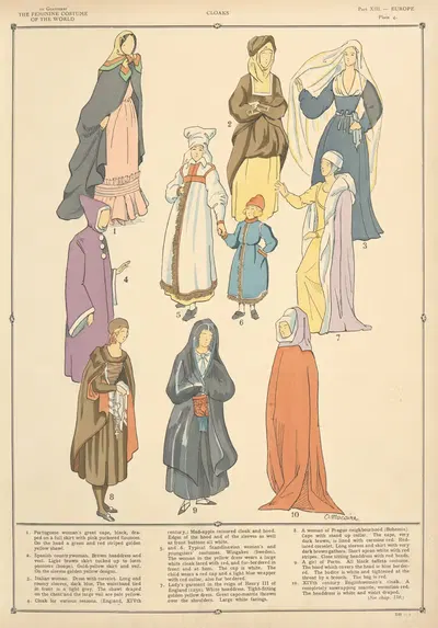 Европа – Плащи by Поль Луи де Жиффери, 1926-1927 — digital art print download