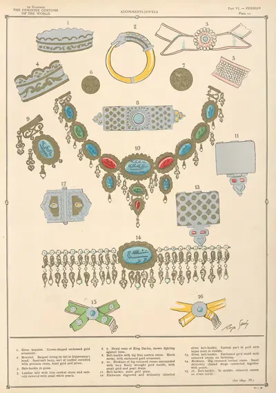 Персидские – украшения – драгоценности by Поль Луи де Жиффери, 1926-1927 — digital art print download