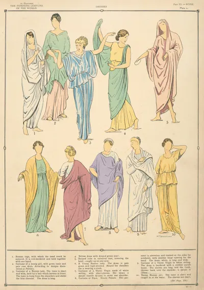 Rome – Dresses by Paul Louis de Giafferri, 1926-1927 — digital art print download