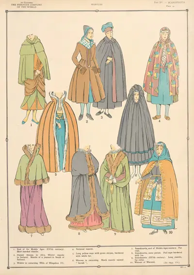 Скандинавия – Мантии by Поль Луи де Жиффери, 1926-1927 — digital art print download
