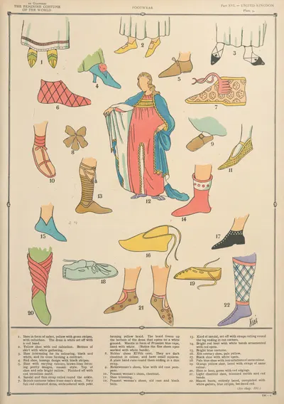 United Kingdom – Footwear by Paul Louis de Giafferri, 1926-1927 — digital art print download
