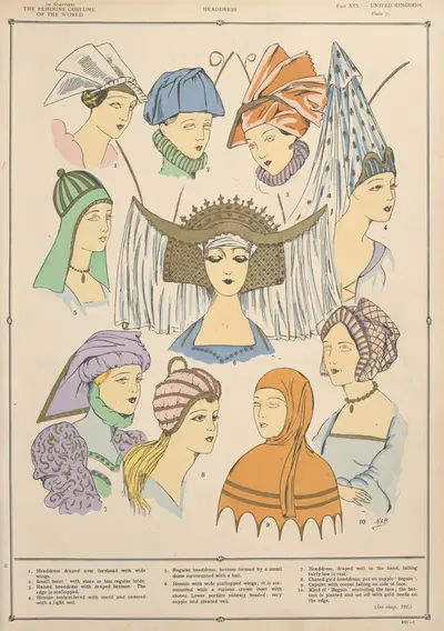 Соединенное Королевство – Головной убор by Поль Луи де Жиффери, 1926-1927 — digital art print download