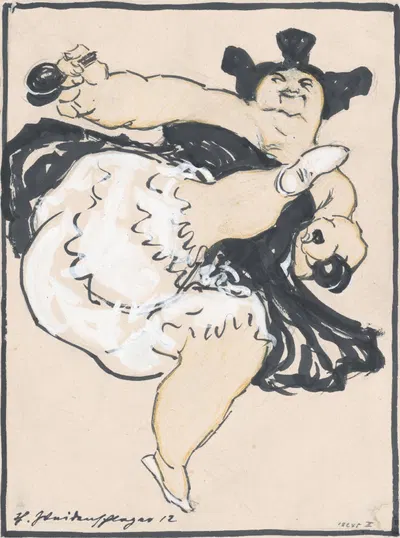 Танцы II. by Тео Вайденшлагер, 1912 — digital art print download