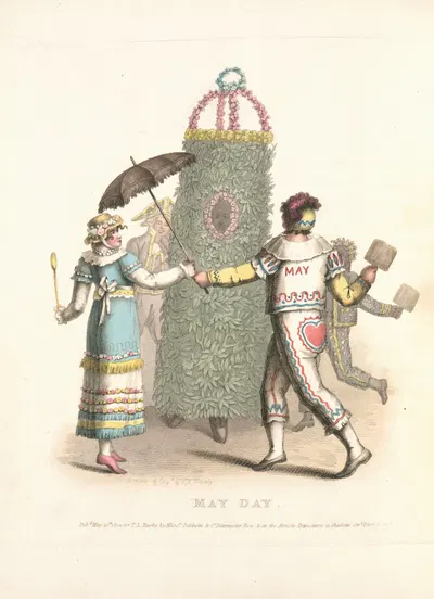 Праздник весны by Томас Лорд Базби, 1820 — digital art print download
