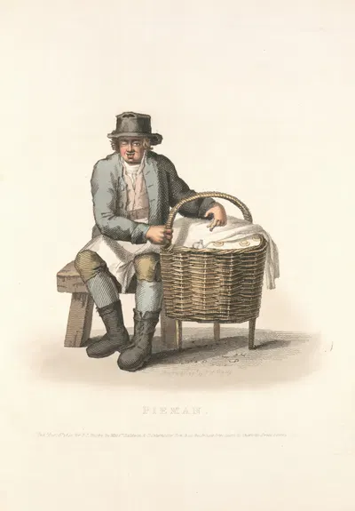 Пирожочник by Томас Лорд Базби, 1820 — digital art print download