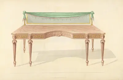 Wash stand by Thomas Sheraton, 1805 - 1806 — digital art print download