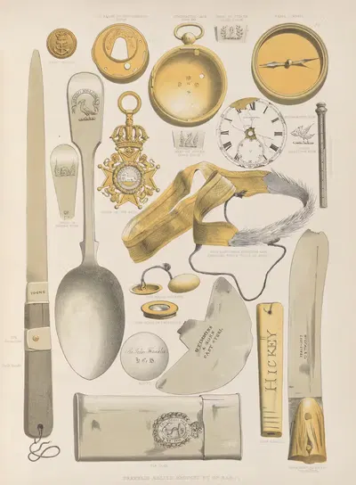 Franklin Relics brought by Dr. Rae by Walter William May, 1855 — digital art print download