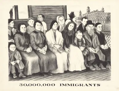 30,000,000 иммигрантов by Бернарда Брайсон — digital art print download