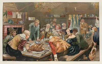 Рождественская шутка с смыслом by Карл Хассман, 1906 — digital art print download