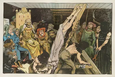 On the rack by Carl Hassmann, 1906 — digital art print download
