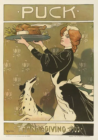 Puck Thanksgiving 1905 by Carl Hassmann, 1905 — digital art print download