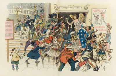 The close of the peace congress by Carl Hassmann, 1907 — digital art print download