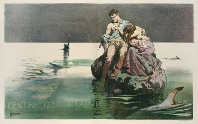 The rising waters by Carl Hassmann, 1906 — digital art print download