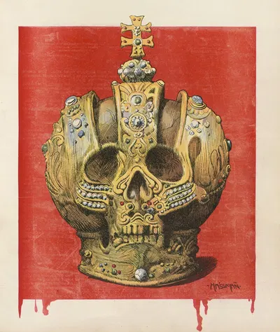 The Russian crown by Carl Hassmann, 1905 — digital art print download