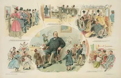 Some people who ought to 'swear off' this new year's by Charles Jay Taylor, 1895 — digital art print download