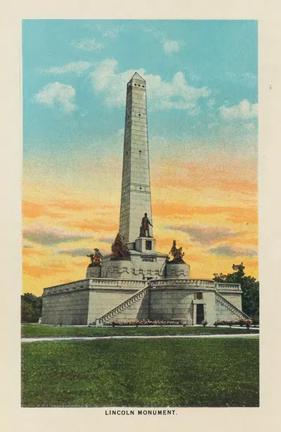 Монумент Линкольна by Час. Р. Грэм Ко., 1926 — digital art print download