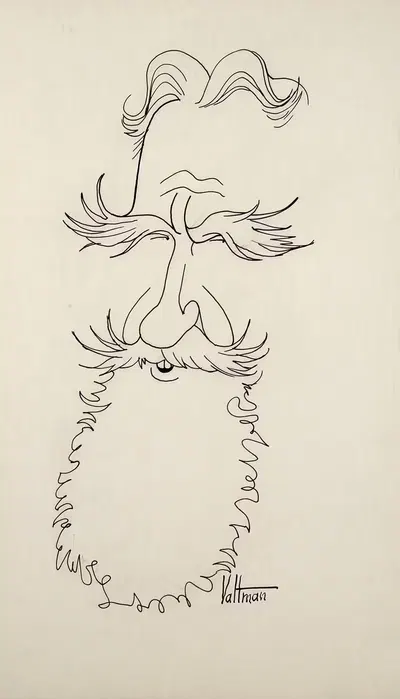Бернард Шоу by Эдмунд Зигфрид Вальтман, 1964 — digital art print download