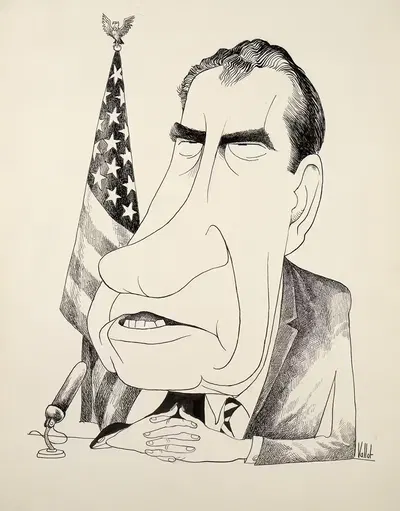 Никсон by Эдмунд Зигфрид Вальтман, 1970 — digital art print download