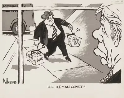 Ледяной человек приходит by Эдмунд Зигфрид Вальтман, 1980 — digital art print download