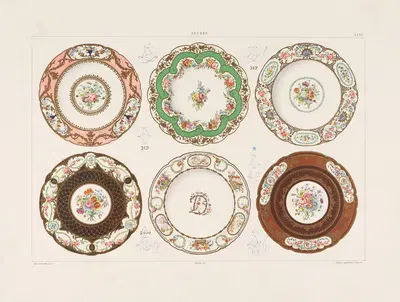 Тонкий фарфор Севра by Эдуар Гарнье, 1891 — digital art print download