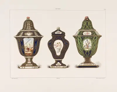 Мягкий фарфор из Севра by Эдуар Гарнье, 1891 — digital art print download