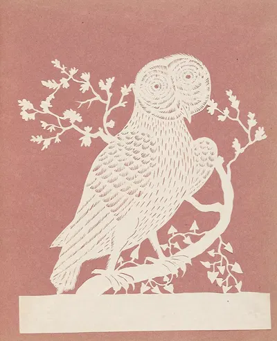 Сова by Элизабет Коббольд, 1823 — digital art print download