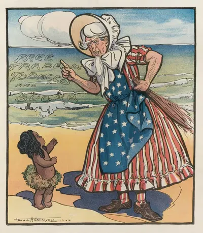 'Oh, Mother, may I go out to swim' by Frank Arthur Nankivell, 1906 — digital art print download