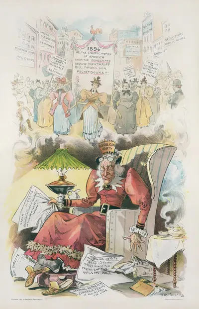 Болезненное пророческое видение by Фрэнк Марион Хатчинс, 1894 — digital art print download