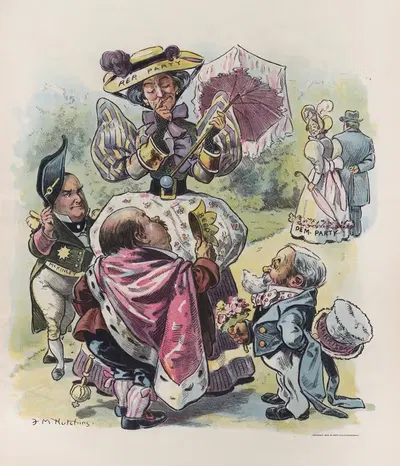 Оба довольны by Фрэнк Марион Хатчинс, 1895 — digital art print download
