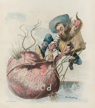Популистский бум Пеффера by Фрэнк Марион Хатчинс, 1894 — digital art print download