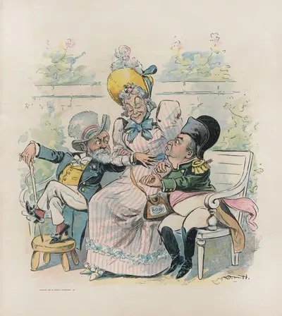 Дорогие создания by Фрэнк Марион Хатчинс, 1894 — digital art print download