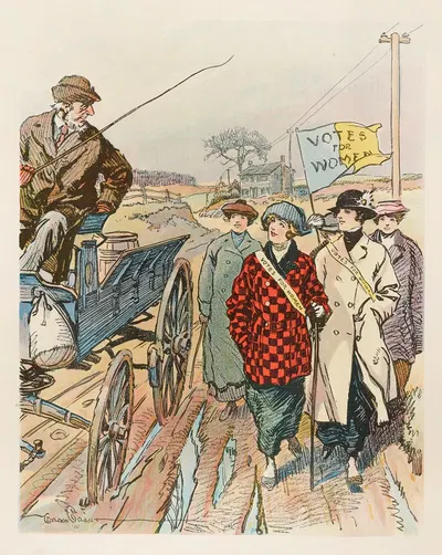 Giddap! by Gordon Grant, 1914 — digital art print download
